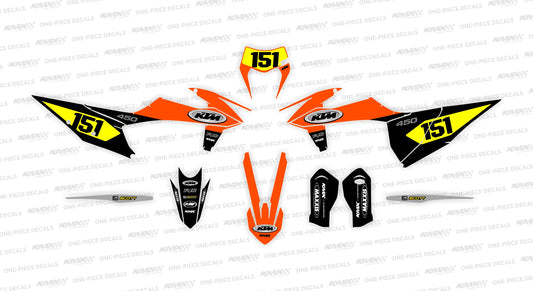 02 Retro KTM Graphics Kit