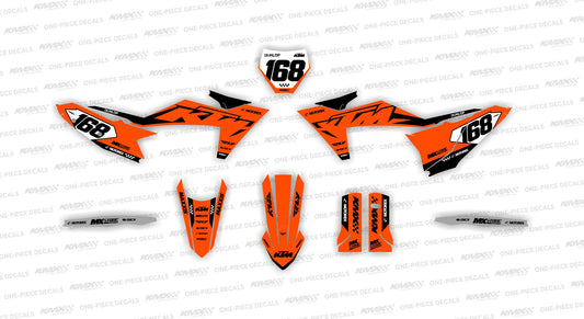 ZD Racing '24 KTM Graphics Kit