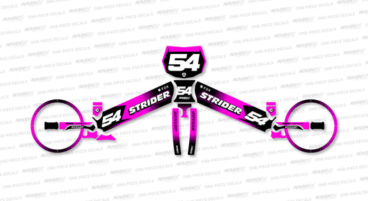 Flux Pink Strider Graphics Kit