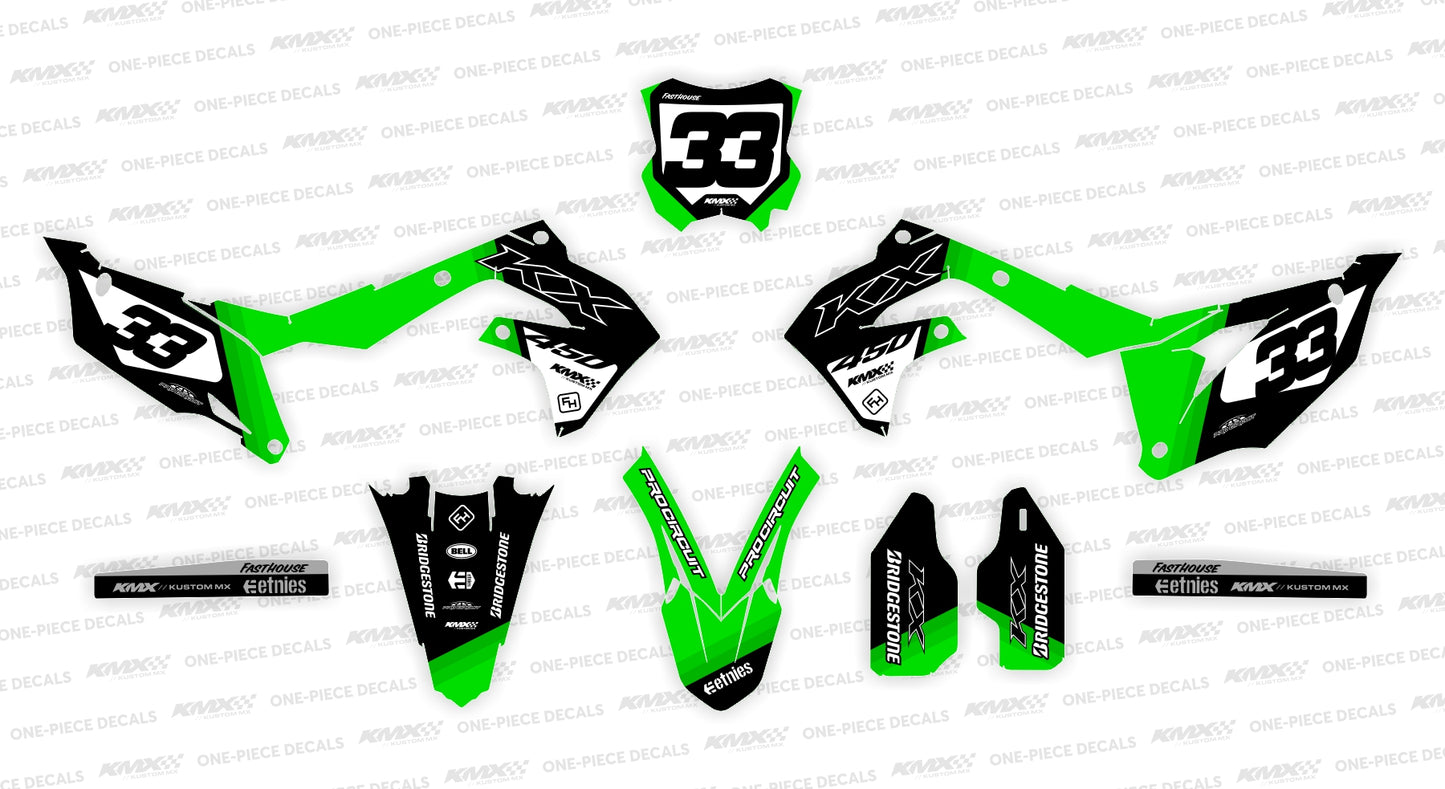 HYDRO Kawasaki Graphics Kit