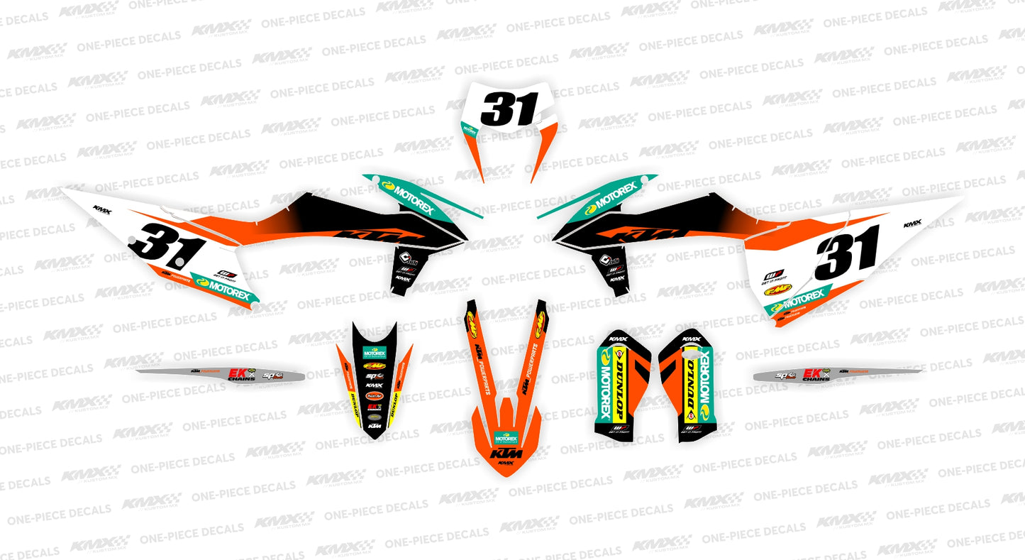 KTM AUS ENDURO 20' KTM Graphics Kit