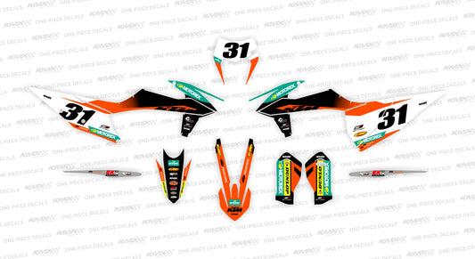 KTM AUS ENDURO 20' KTM Graphics Kit