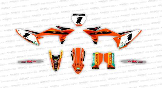 Milner '25 SX/XC Replica KTM Graphics Kit