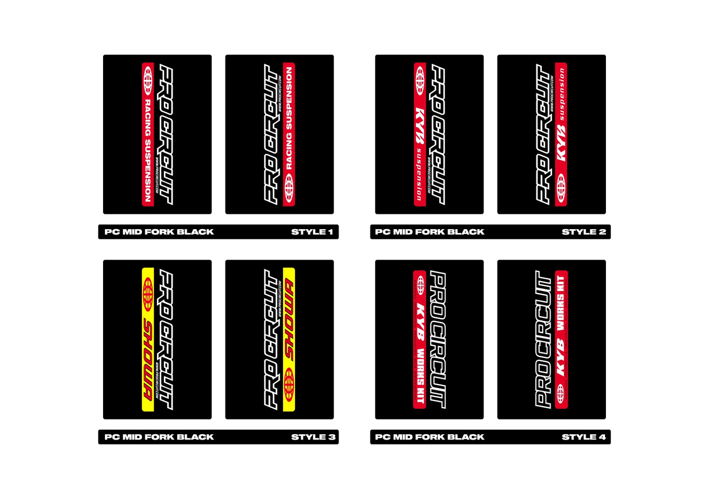 Pro Circuit Mid Fork Wraps