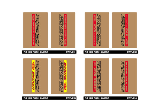 Pro Circuit Mid Fork Wraps