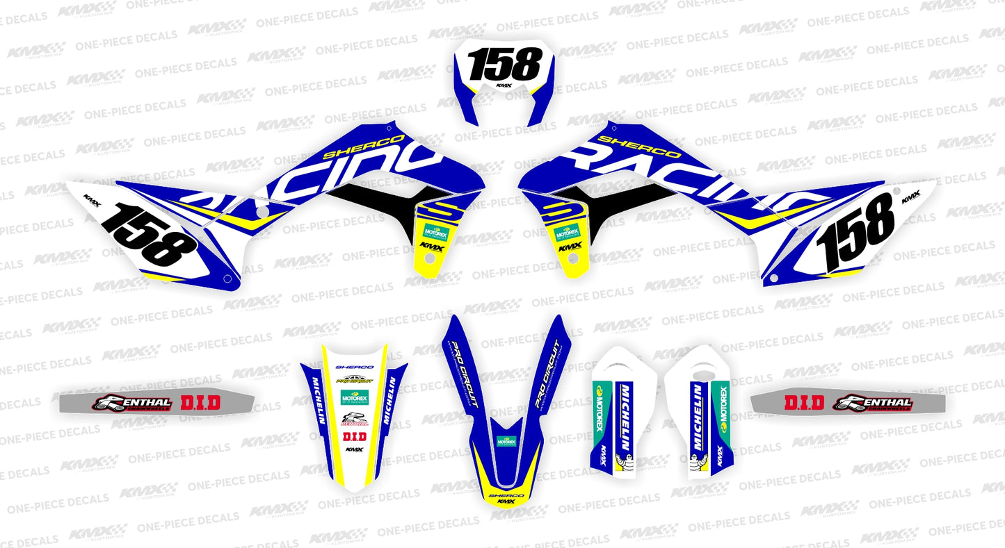 RACER Sherco Graphics Kit