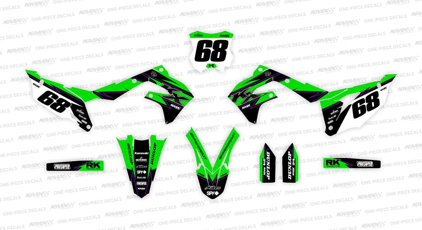 RUSH Kawasaki Graphics Kit