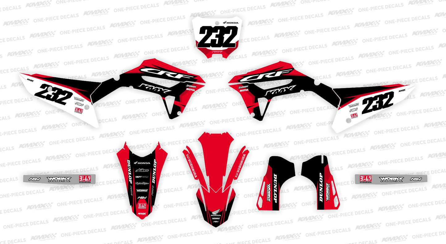 SCRAPE Honda Graphics Kit