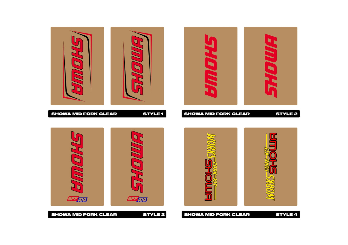 Showa Mid Fork Wraps