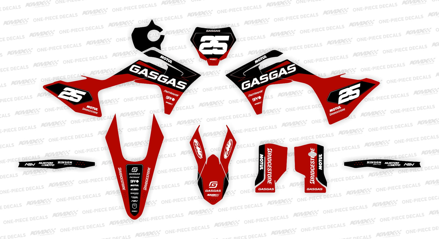 TREAD Gas Gas Graphics Kit