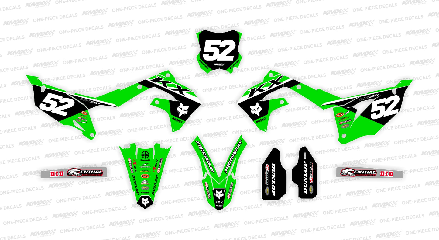 Twenty4 Kawasaki Graphics Kit