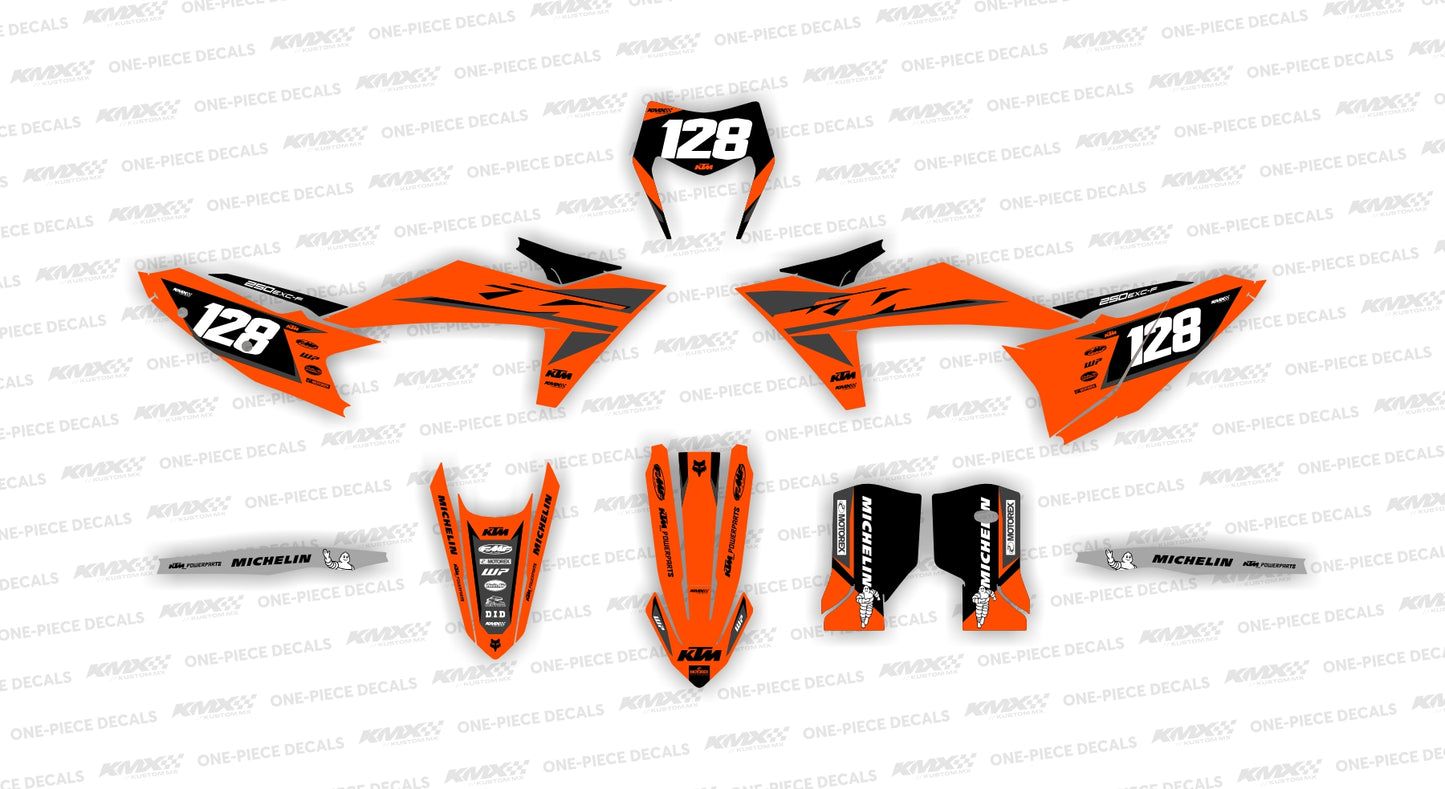 Twenty5 EXC KTM Graphics Kit