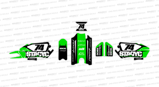 VISE Green Stacyc Graphics Kit