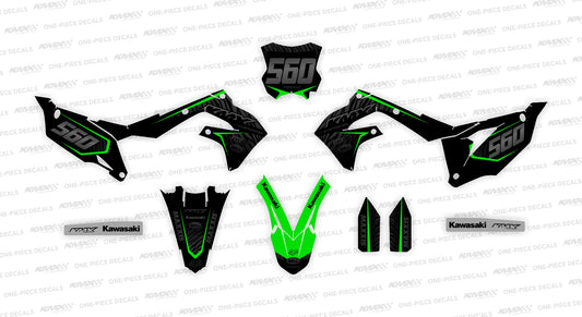 ZEBRA Kawasaki Graphics Kit