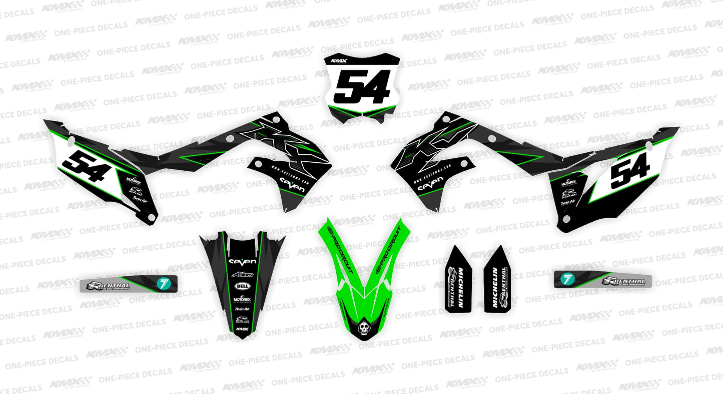 ZERO Kawasaki Graphics Kit