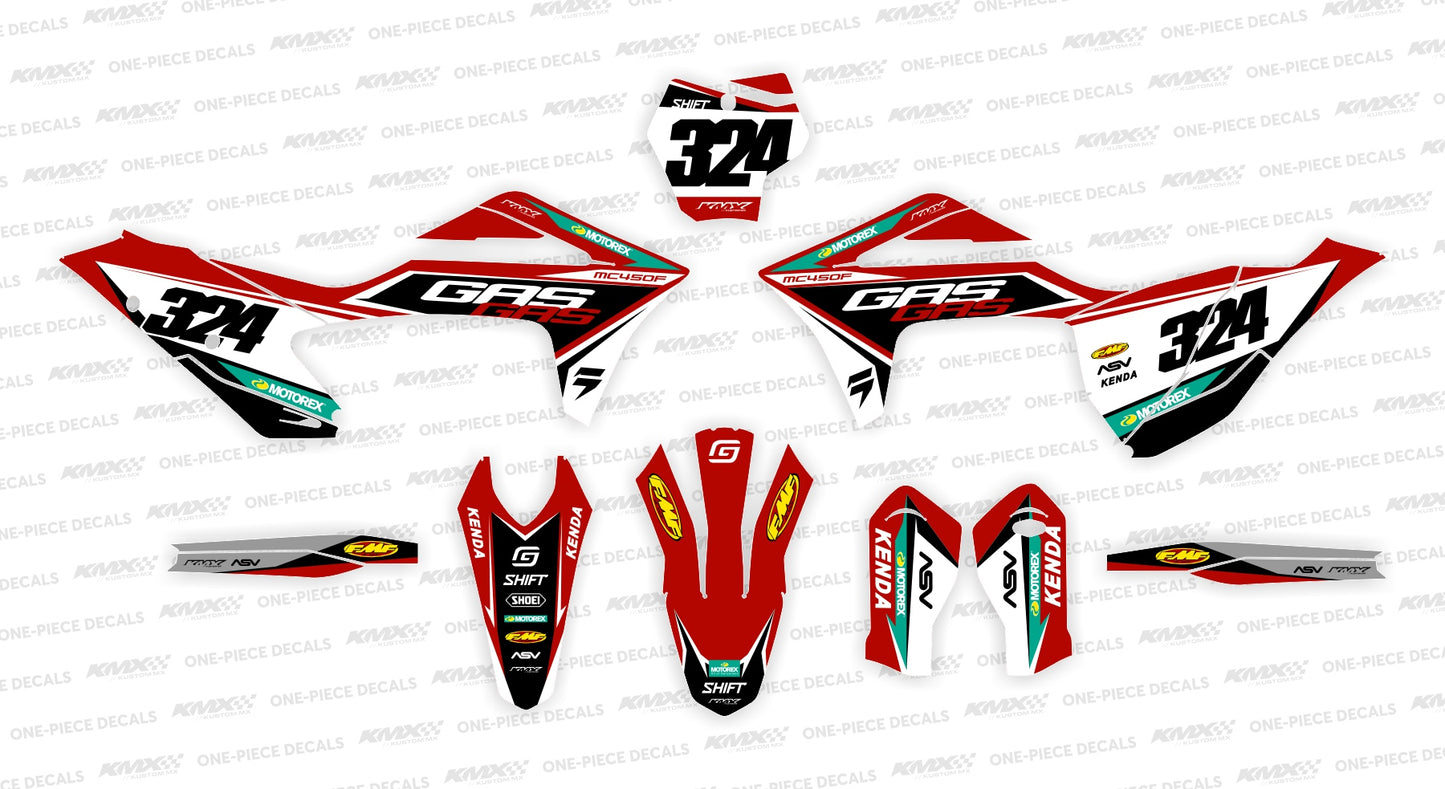 ZILLA Gas Gas Graphics Kit