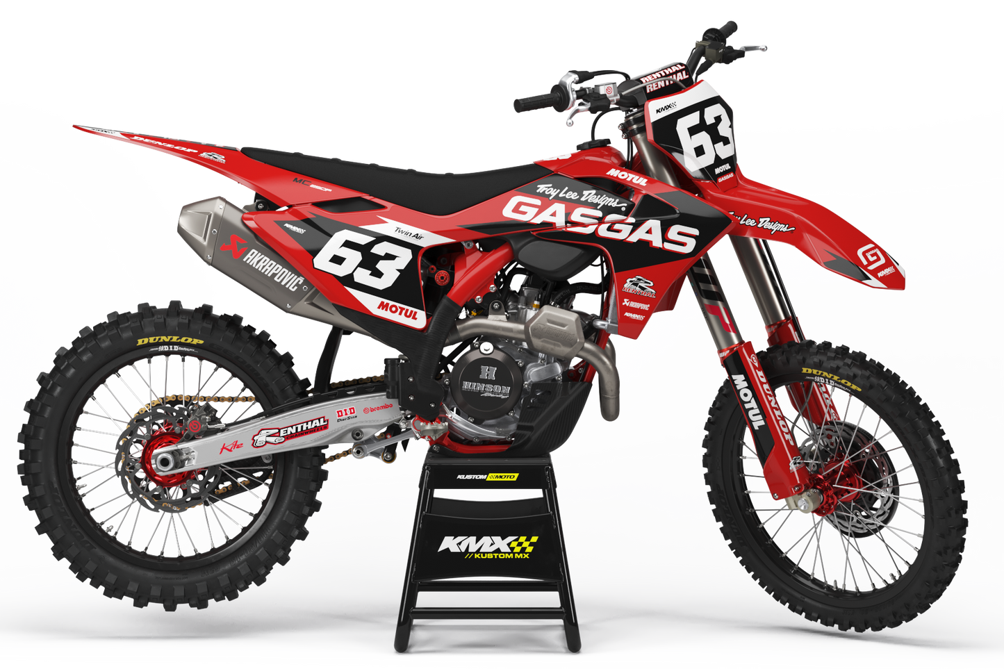 Displace Gas Gas Graphics Kit