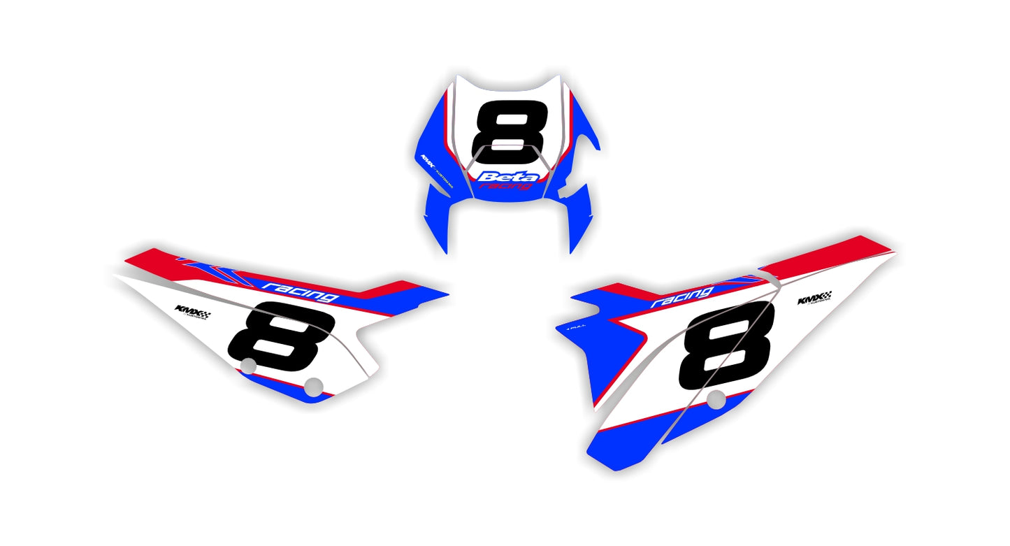 TEAM SERIES Beta Number Plates