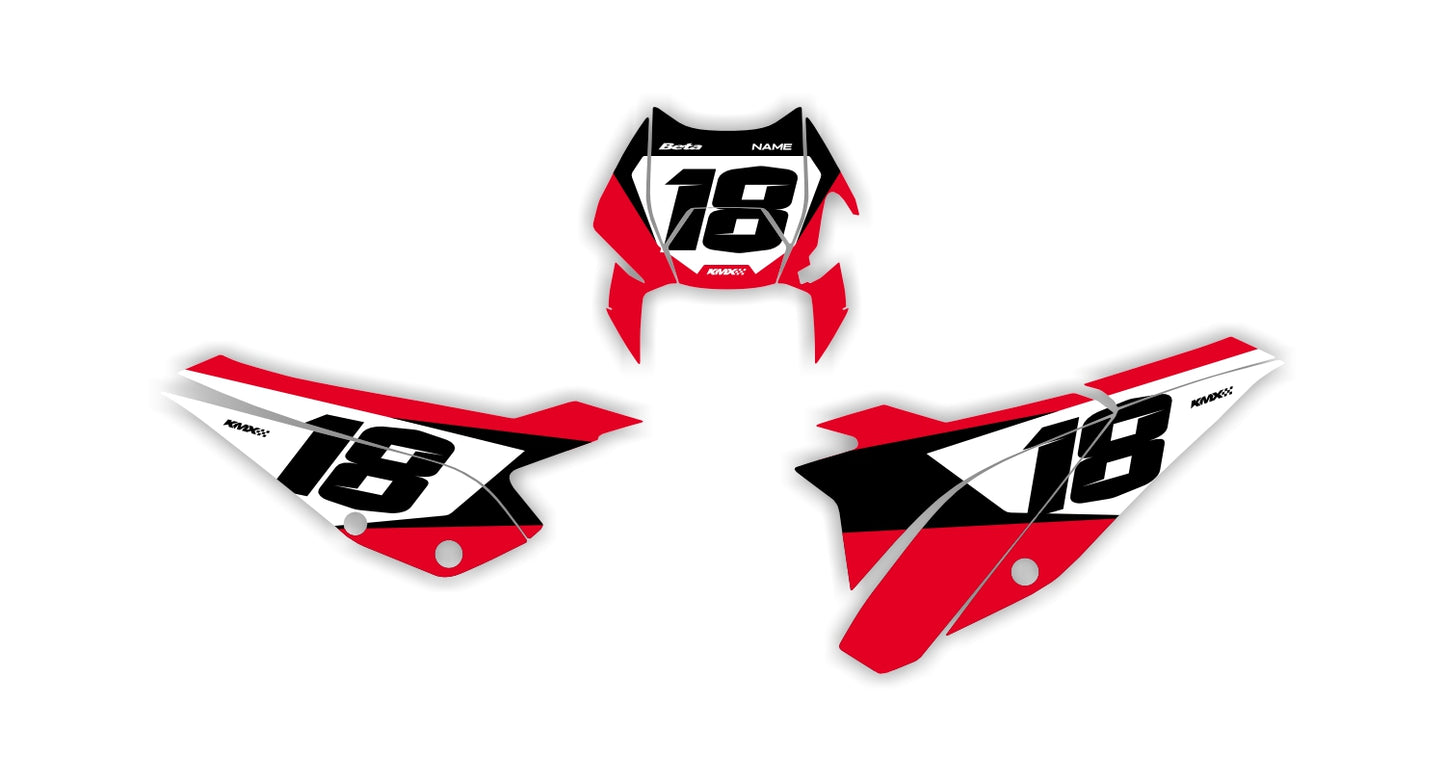 WORKS SERIES Beta Number Plates