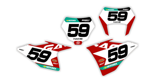 TEAM SERIES Gas Gas Number Plates