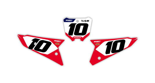 TEAM SERIES Honda Number Plates