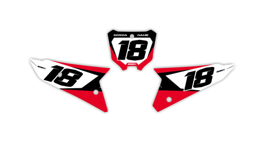 WORKS SERIES Honda Number Plates