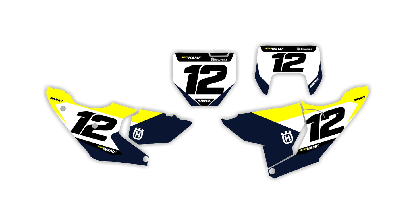 FAST SERIES Husqvarna Number Plates