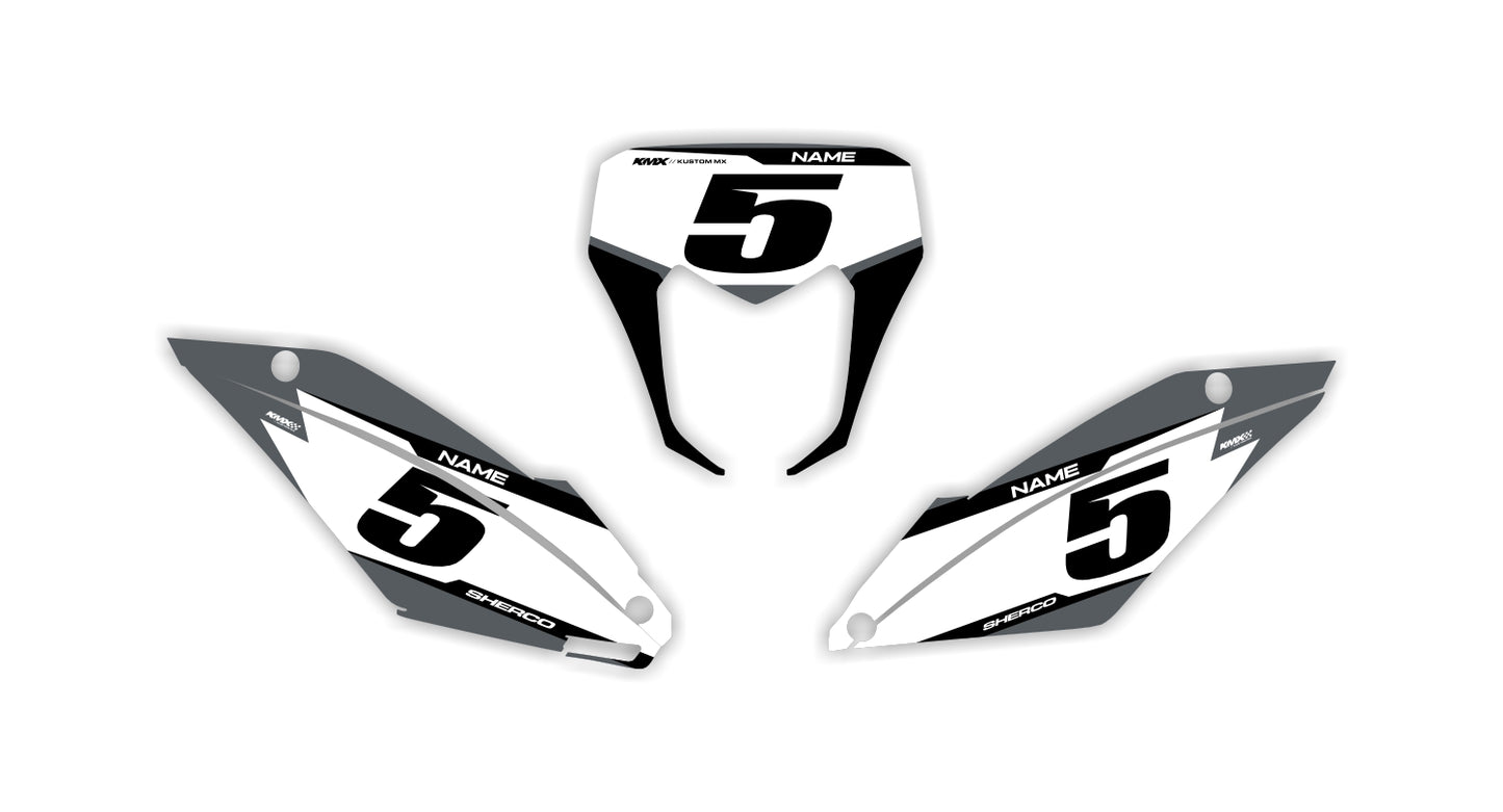 PRO SERIES Sherco Numbers Plates