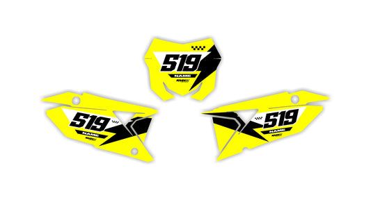 LINED SERIES Suzuki Number Plates