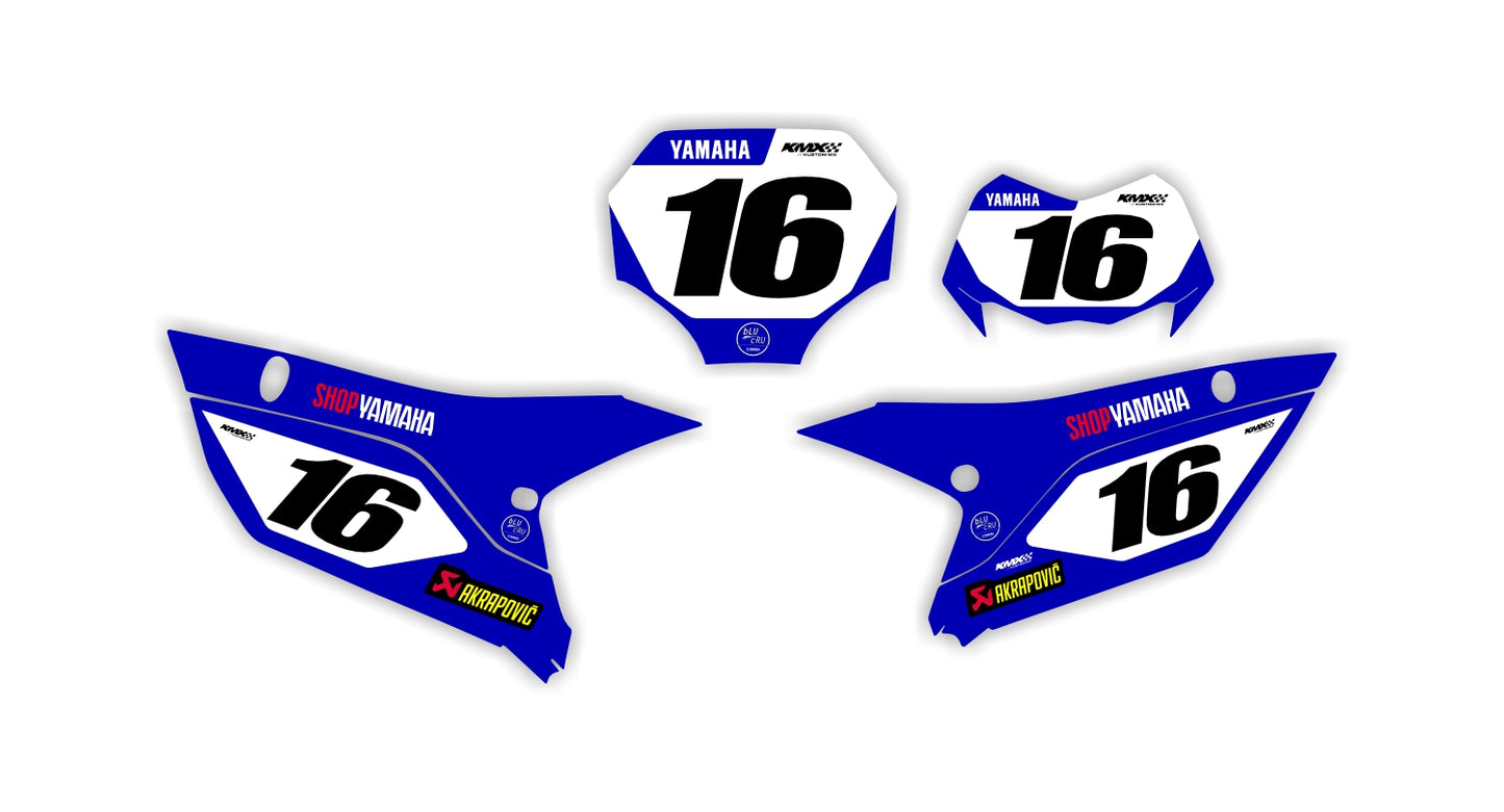 TEAM SERIES Yamaha Number Plates