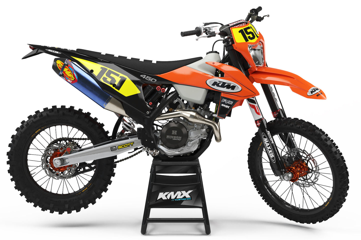 '02 Retro KTM Graphics Kit