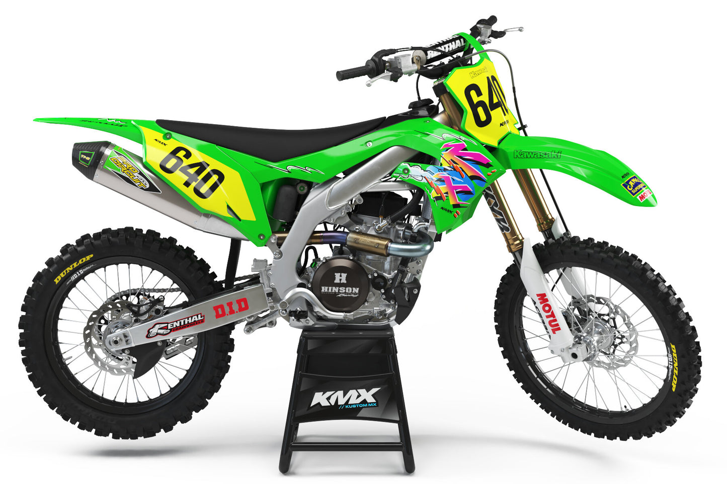 93 Retro Kawasaki Graphics Kit