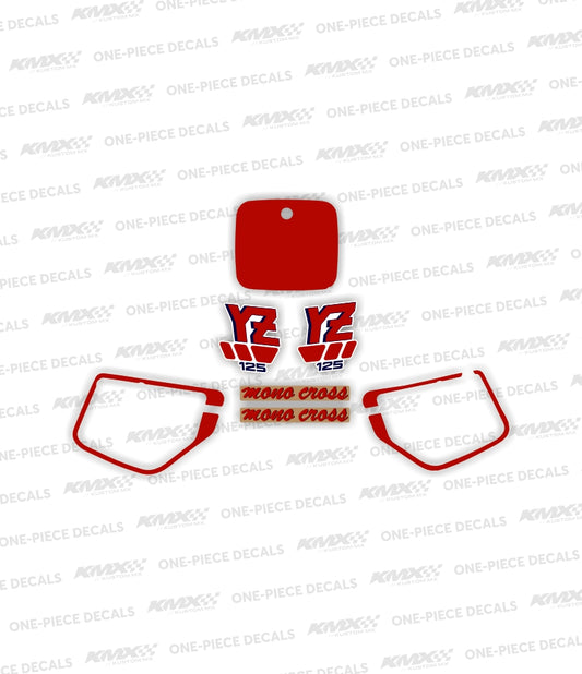 1988 Yamaha YZ OEM Replica Decals