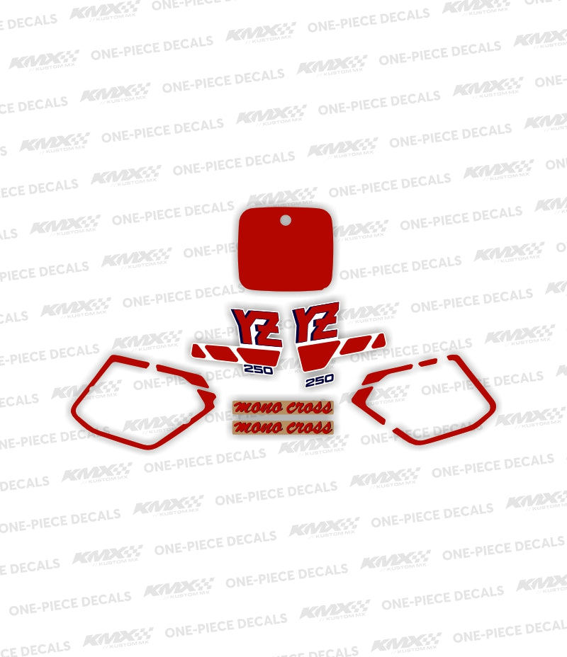 1988 Yamaha YZ OEM Replica Decals