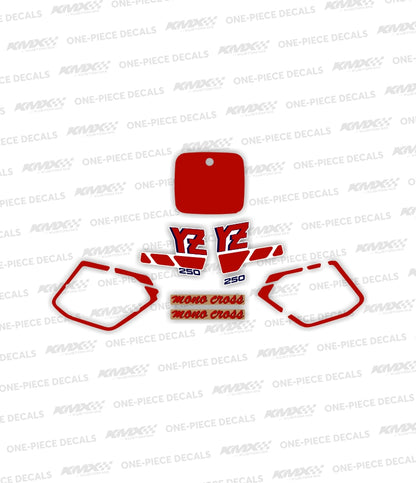1988 Yamaha YZ OEM Replica Decals
