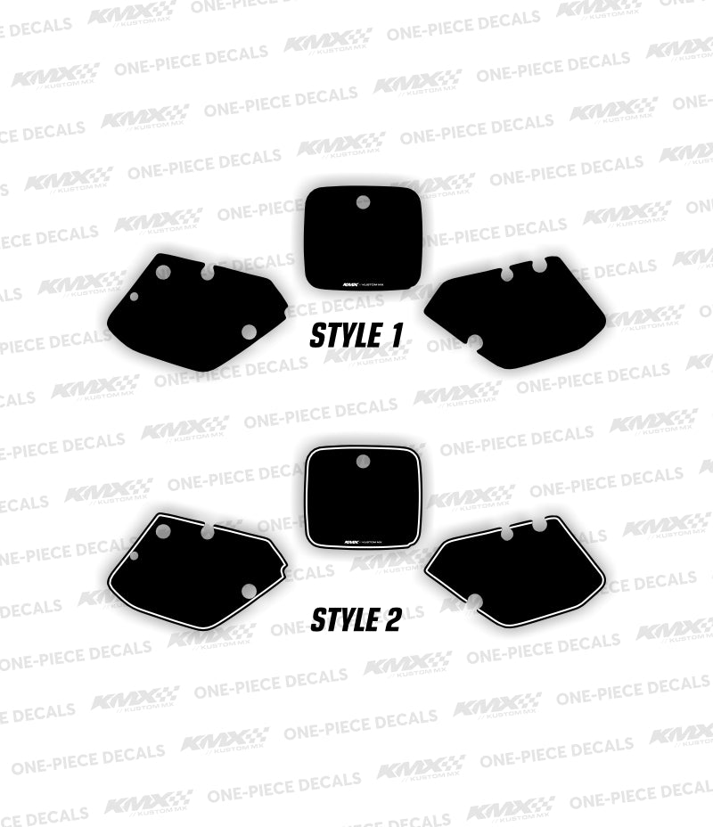 1989-1990 YZ125 // 1988-1990 YZ250 Number Plates