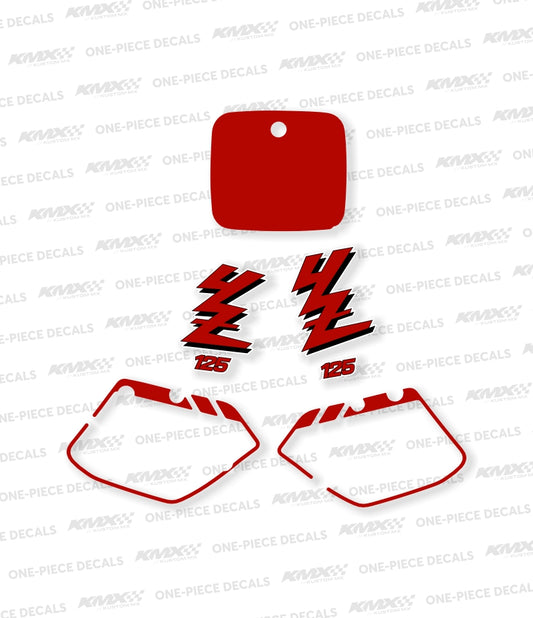 1989 Yamaha YZ OEM Replica Decals