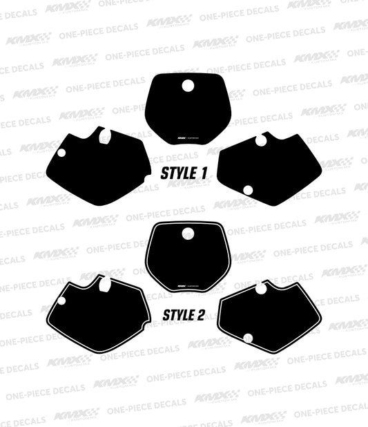 1991-1992 YZ125/250 Number Plates