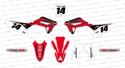 98 Retro Honda Graphics Kit