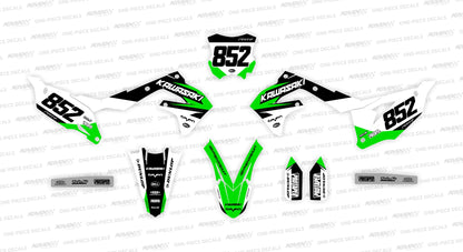 CRANKED Kawasaki Graphics Kit