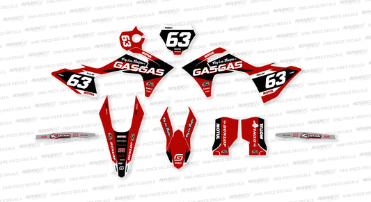 Displace Gas Gas Graphics Kit