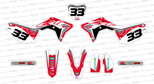 FACTORY GREY Honda Graphics Kit