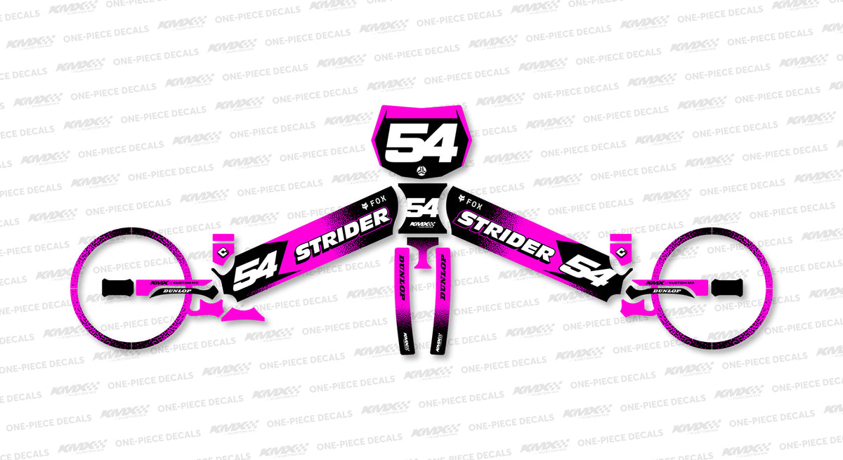 Flux Pink Strider Graphics Kit