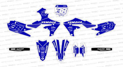 ICON BLUE Yamaha Graphics Kit