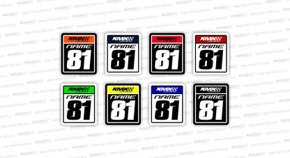 Hub/Frame ID Decals - Style 1