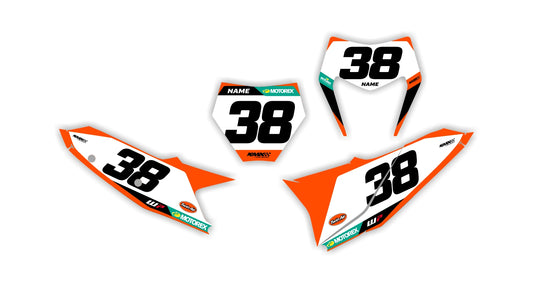 TEAM SERIES KTM Number Plates