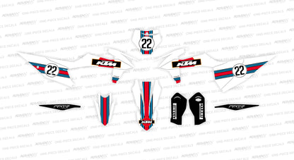 MARTINI KTM Graphics Kit