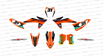 Milner '24 Replica KTM Graphics Kit
