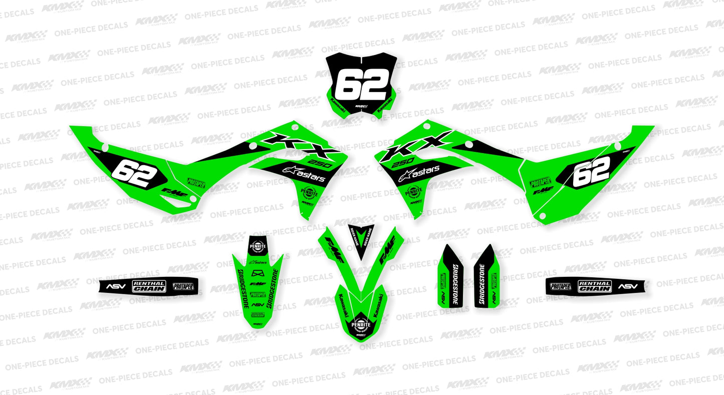 Rixin Kawasaki Graphics Kit