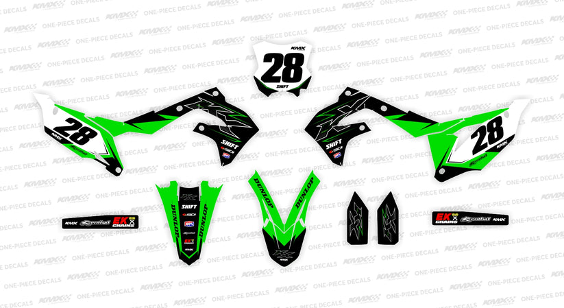 SHIFT Kawasaki Graphics Kit – KustomMX
